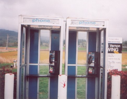 (2 pay phones)
