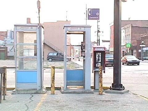 (3 pay phones)