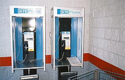 (2 pay phones)